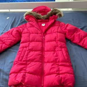Gap size L girls puffy jacket